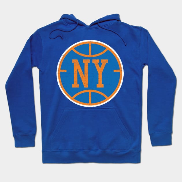 New York Vintage Basketball Hoodie by WalkDesigns